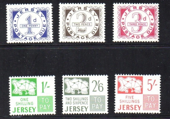 Jersey 1969 - Postage Due, porto, serie neuzata