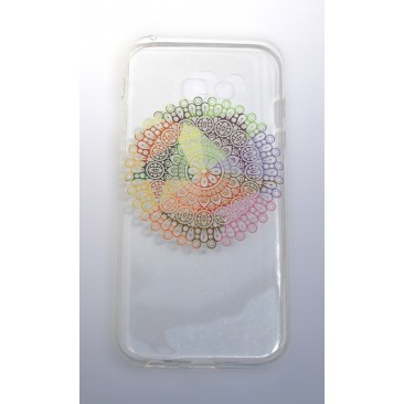 HUSA SILICON ULTRA SLIM, MODEL MANDALA, SAMSUNG A520 GALAXY A5 2017,TRANSPARENT, BLISTER foto