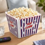 Bol plastic popcorn volum mare pentru petreceri, CMCLASS