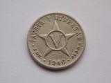 5 CENTAVOS 1946 CUBA, America Centrala si de Sud