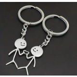 Set brelocuri cuplu , Design minimalist