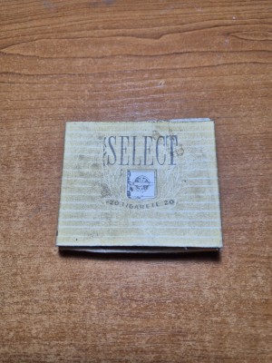 pachet de tigari select - din anii &amp;#039;60 - &amp;#039;70 - nu contine tigari foto