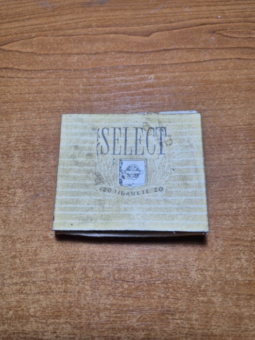 pachet de tigari select - din anii '60 - '70 - nu contine tigari