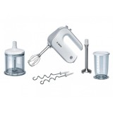 Mixer de mana MFQ4080, 500 W, 5 viteze, functie Turbo, alb