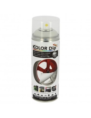 Spray Vopsea Cauciucata Alb Perlat Kolor Dip 400ml Alb foto