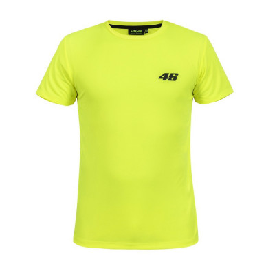 Valentino Rossi tricou de bărbați yellow logo VR46 black Core - XS foto