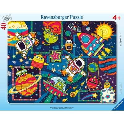 Ravensburger - Puzzle tip rama obiecte din spatiu 40 piese foto