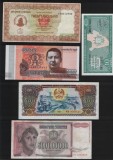 Set 5 bancnote de prin lume adunate (cele din imagini) #16, Africa