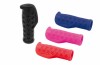 Mansoane Velo Junior Rosii, 95mm, Cauciuc Moale, Diametru 22mm