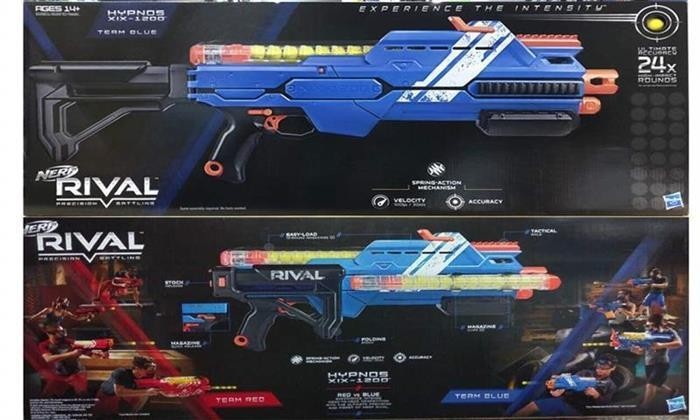 Pusca Nerf Rival Hypnos Xix 1200 Albastra Pusca Nerf Rival Hypnos Xix 1200 Albastra