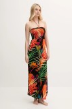 Desigual combinezon plajă BAHAMAS JAMPSUIT culoarea negru, 25SWMW03