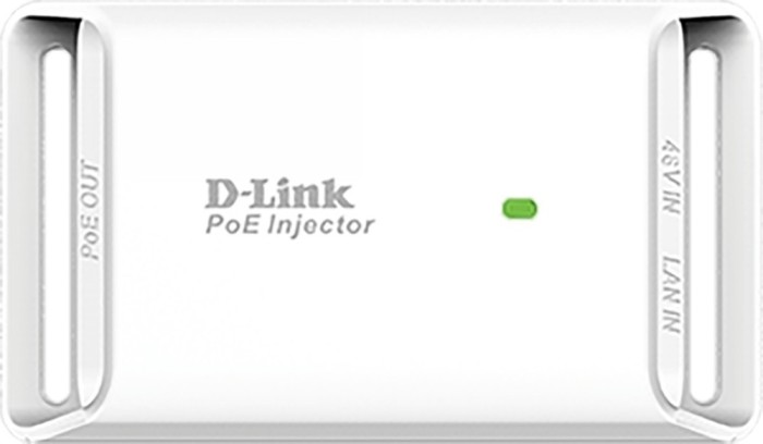 INJECTOR PoE D-LINK 1 port Gigabit, compatibil IEEE 802.3af, &quot;DPE-101GI&quot;(timbru verde 2 lei)