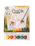 Set pictura pe numere - Tigru &amp; dinozaur PlayLearn Toys, Moxy