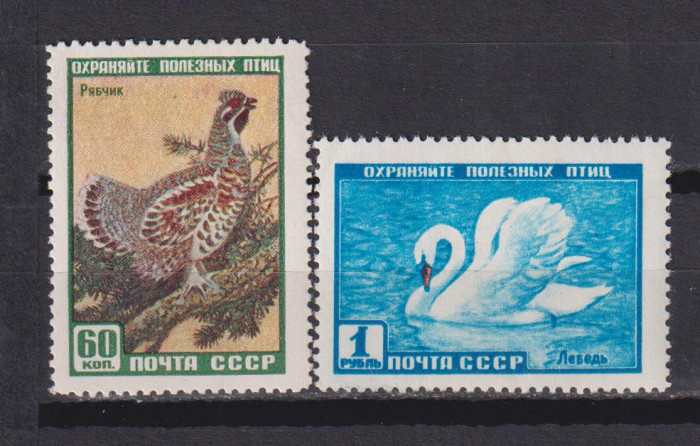 RUSIA U.R.S.S. 1959 FAUNA MI: 2309-2310 MNH