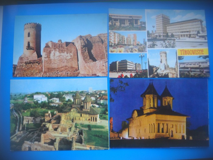 HOPCT LOT 3364 -4 CARTI POSTALE-TARGOVISTE -JUD -DAMBOVITA-NECIRCULATE