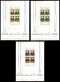 Capul Verde 1985, Mi #497-9 = Bl 7-9**, pictura, Hundertwasser, MNH! Cota 360 &euro;!