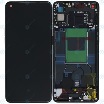 Oppo Reno6 5G (CPH2251) Unitate de afișare completă negru stelar 4907749 foto