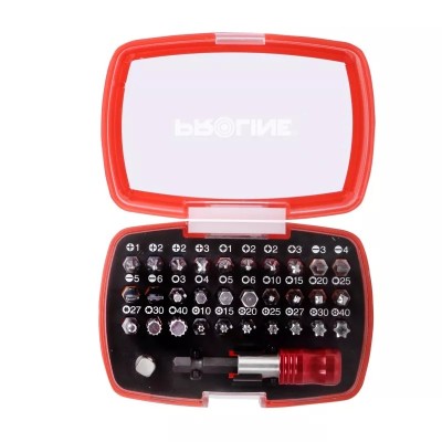 Set varfuri 32 piese din otel S2 de inalta calitate PROLINE foto