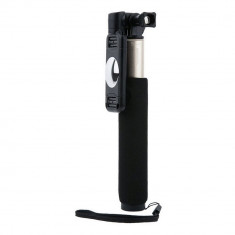 Selfie Stick de Buzunar Remax Mini P5, Jack 3.5 mm, Extensie 72 cm, Negru&amp;amp;Auriu foto