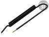 Cablu spiralat SIMECH SPT00067C, PUR Negru, 5x0.15mm&sup2;, 300V, 5 Miezuri, Diametru 5.2mm, Lungime Extinsa 2m