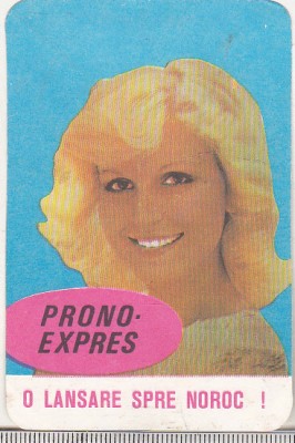 bnk cld Calendar de buzunar - 1990 Loto Pronosport - Pronoexpres foto