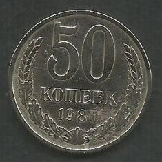 RUSIA URSS 50 KOPEICI COPEICI 1980 [2] VF+ , livrare in cartonas foto