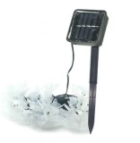 Cumpara ieftin Instalatie de exterior cu incarcare solara 50 LED 5 metri cu fluturi alb cald