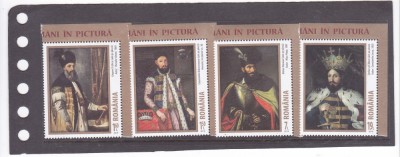 DOMNITORI ROMANI IN PICTURA, 2019, Lp.2257 MNH ** ROMANIA foto