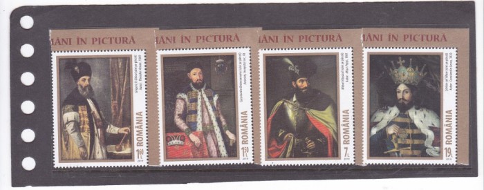 DOMNITORI ROMANI IN PICTURA, 2019, Lp.2257 MNH ** ROMANIA