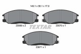 Set placute frana TEXTAR 2356901