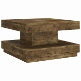 Cumpara ieftin Masuta de cafea, maro inchis, 60x60x35 cm, MDF