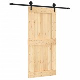 Cumpara ieftin Usa glisanta cu set de feronerie 95x210 cm, lemn masiv de pin