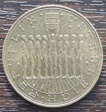 (M2391) MONEDA AUSTRIA - 20 SCHILLING 1980, JUBILIARA, CELE 9 PROVINCII