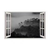 Autocolant decorativ, Fereastra, Natura si peisaje, Multicolor, 85 cm, 2026ST