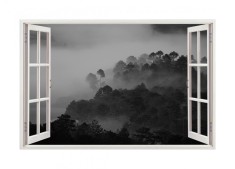 Autocolant decorativ, Fereastra, Natura si peisaje, Multicolor, 85 cm, 2026ST foto