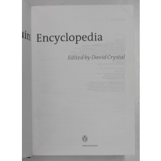 THE PENGUIN ENCYCLOPEDIA , edited by DAVID CRYSTAL , 2004, PREZINTA HALOURI DE APA SI URME DE UZURA