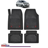 Covorase Auto TeamCar&reg; Tip Tavita Compatibile Kia Picanto Generatia II (2011&ndash;2017) Negru Material Rezistent, Cauciuc