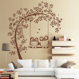 Bufnitele vesele - stickere perete