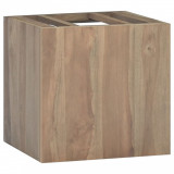 Dulap de baie suspendat, 46x25,5x40 cm, lemn masiv de tec GartenMobel Dekor, vidaXL