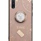 Husa cu pietricele + inel rotativ &#039; Clock &#039; Samsung Galaxy Note 10 , Roz