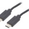 Cablu USB-C 2.0 1.4m Negru