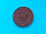 10 Centimes 1916 Tunisia-XF+