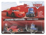 Cars3 Set 2 Masinute Metalice Cave Fulger Mcqueen Si Pitstoposaurus, Mattel