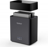 ORICO USB3.0 Stație de andocare pentru hard disk cu 2 compartimente Carcasă magn