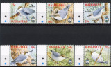 BAHAMAS-PASARI-Serie de 6 timbre nestampilate MNH, Nestampilat