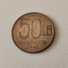 România - 50 lei (1992) monedă s108