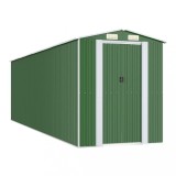 Cumpara ieftin Sopron de gradina, verde, 192x689x223 cm, otel zincat