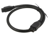 Cablu Mega-Fit mamă 8 pini 1m 11A PVC aurit