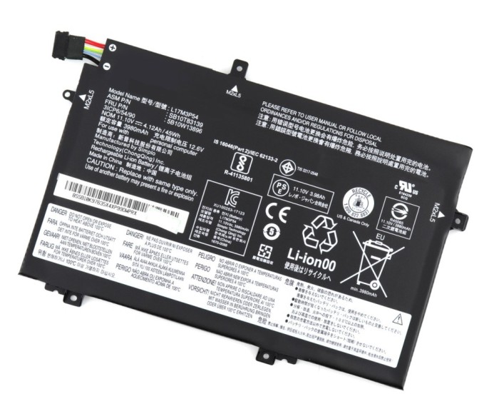 Baterie LenovoThinkPad L14 Oem 45Wh, ThinkPad L480 Oem 45Wh, ThinkPad L490 Oem 45Wh, ThinkPad L580 Oem 45Wh,