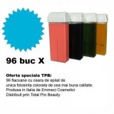Cumpara ieftin Set 96 Rezerve Ceară Colorată &ndash; Epilare Profesională pentru Toate Tipurile de Piele